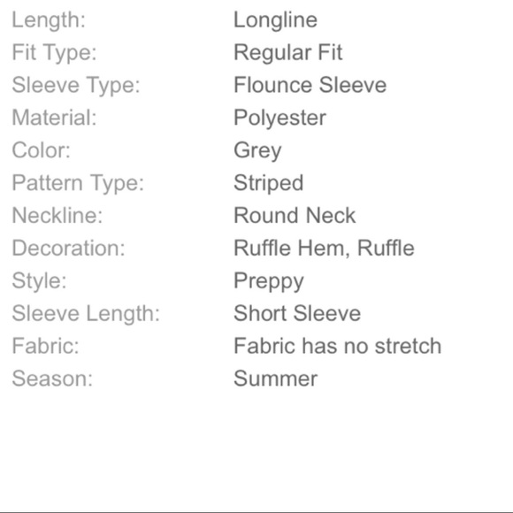 PLUS SIZE PINSTRIPED TOP! - Picture 3 of 5